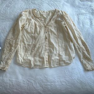 Love shack fancy button down